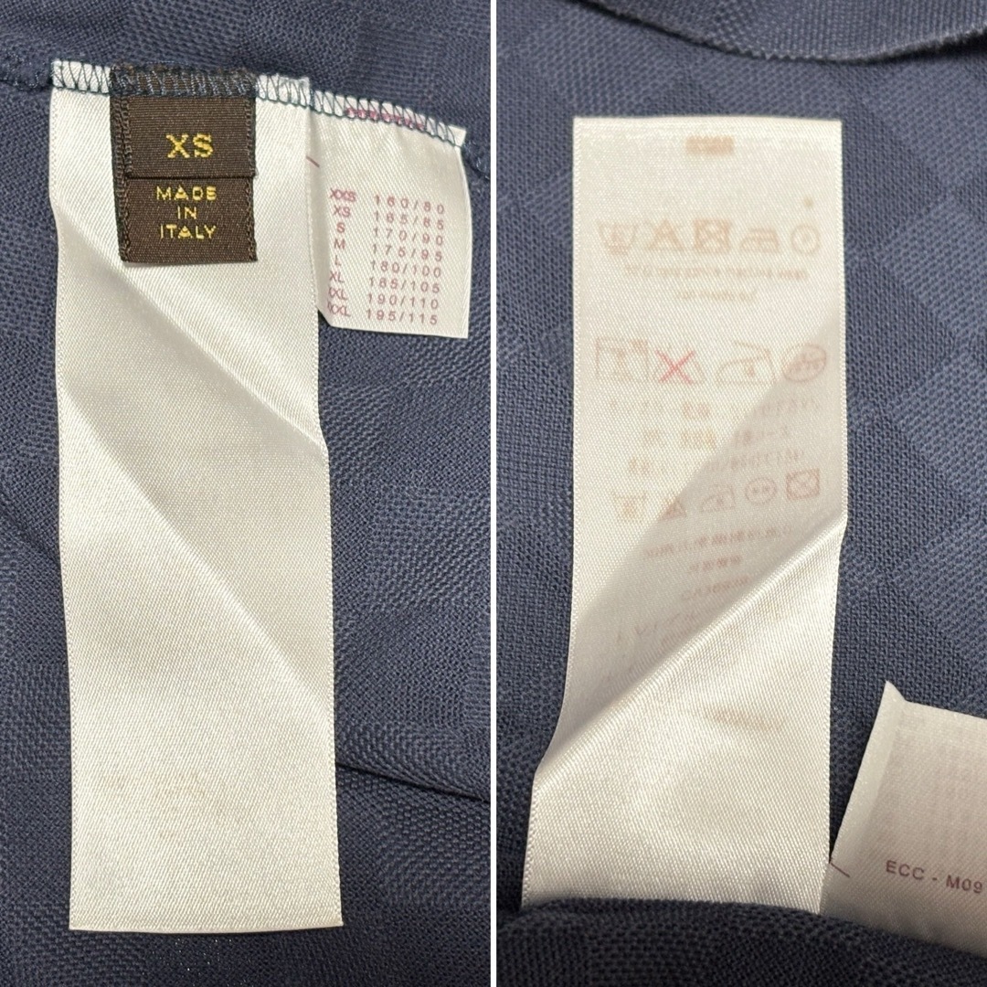 LOUIS VUITTON(ルイヴィトン)のLOUIS VUITTON ルイヴィトン ダミエ ポロシャツ XS メンズのトップス(ポロシャツ)の商品写真