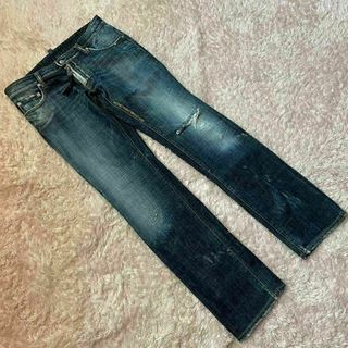 ディースクエアード(DSQUARED2)のディースクェアード　フロントファスナーデザイン　デニム　ジーンズ　濃紺　メンズM(デニム/ジーンズ)