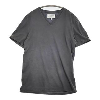 メゾンマルジェラ(Maison Margiela（旧Maison Martin Margiela）)のMaison Martin Margiela Vネック 染め サイズ44 半袖Ｔシャツ カットソー グレー メンズ メゾンマルタンマルジェラ【中古】5-0713S♪(Tシャツ/カットソー(半袖/袖なし))