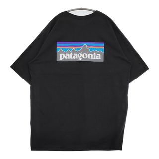 パタゴニア(patagonia)のpatagonia P-6ロゴポケットレスポンシビリティー サイズXL 38512 半袖Ｔシャツ カットソー ブラック メンズ パタゴニア【中古】5-0713S♪(Tシャツ/カットソー(半袖/袖なし))