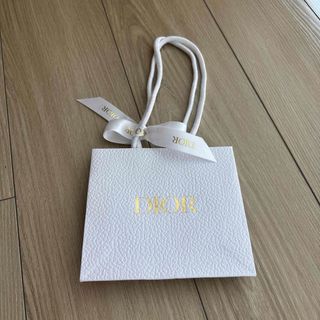 クリスチャンディオール(Christian Dior)のDior ギフト袋 ホワイト 小型(ショップ袋)