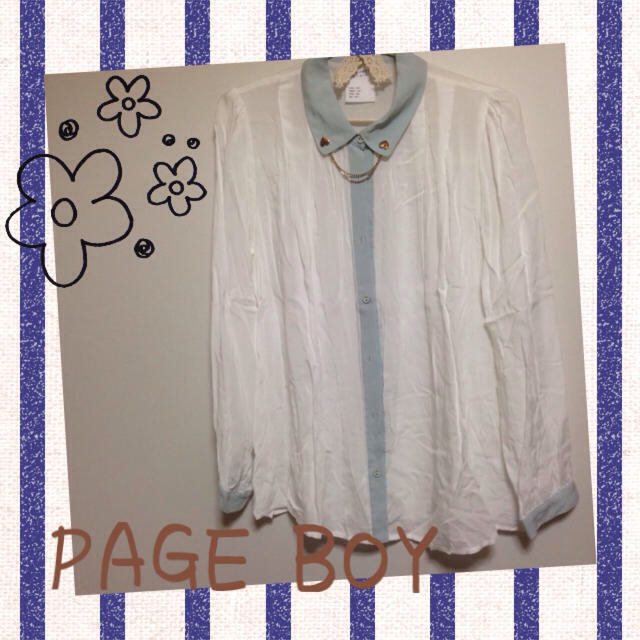 PAGEBOY(ページボーイ)のPAGE BOYてろシャツ レディースのトップス(シャツ/ブラウス(長袖/七分))の商品写真