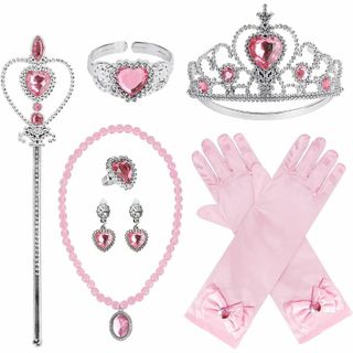[Doyime] プリンセス アクセサリー (7点セット) おもちゃ セット コ(その他)
