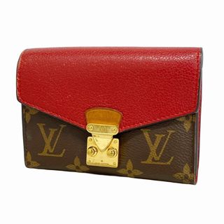 ルイヴィトン(LOUIS VUITTON)の【5gd4682-h】ルイヴィトン 三つ折り財布 モノグラム ポルトフォイユパラスコンパクト M67478 ブラウン スリーズ【中古】レディース(財布)