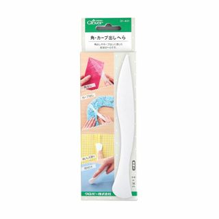 クロバー(Clover) Clover 角・カーブ出しへら 31-401 白(その他)