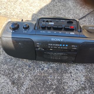 ソニー(SONY)のSONY製CFS-E16、オートリバース機能付きラジカセ(ラジオ)