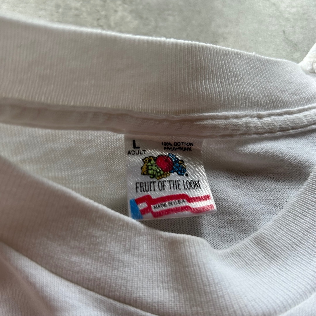 じゃがりこ フルーツオブザルーム 80s アートプリント Tシャツ USA FRUIT OF THE LOOM(フルーツオブザルーム) / フルーツオブザ