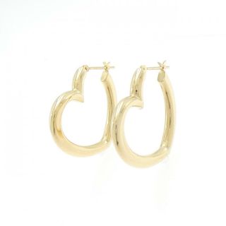 【新品】K18YG ハート ピアス(ピアス)