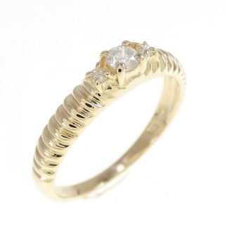 K18YG ダイヤモンド リング 0.14CT(リング(指輪))