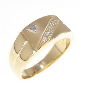 750YG/PT900 ダイヤモンド リング 0.03CT(リング(指輪))