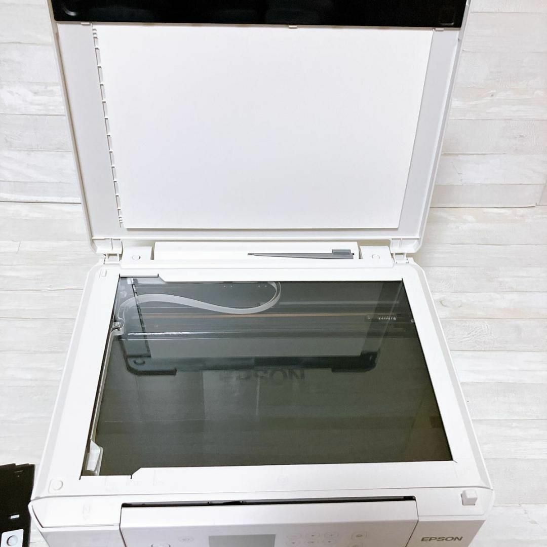 EPSON(エプソン)のEPSON インクジェットプリンター EP-812A ホワイト カラリオ 複合機 スマホ/家電/カメラのPC/タブレット(PC周辺機器)の商品写真