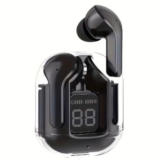 【黒】Bluetooth TWSワイヤレスイヤホン イヤフォン(ヘッドフォン/イヤフォン)