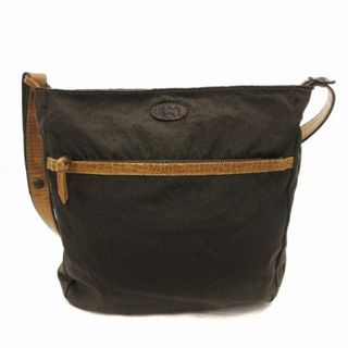 アザー(other)のイビザ IBIZA ショルダーバッグ クロスボディ ロゴ クロコ型押し 茶(ショルダーバッグ)