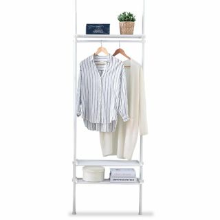 【特価セール】【洗面所でのタオルハンガーにも】アイリスプラザ ラック 棚 壁面 (タオル/バス用品)