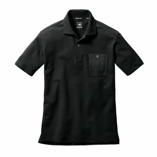 【新着商品】バートル 半袖ポロシャツ６６７－３５－ＬＬブラック 667-35-L(その他)