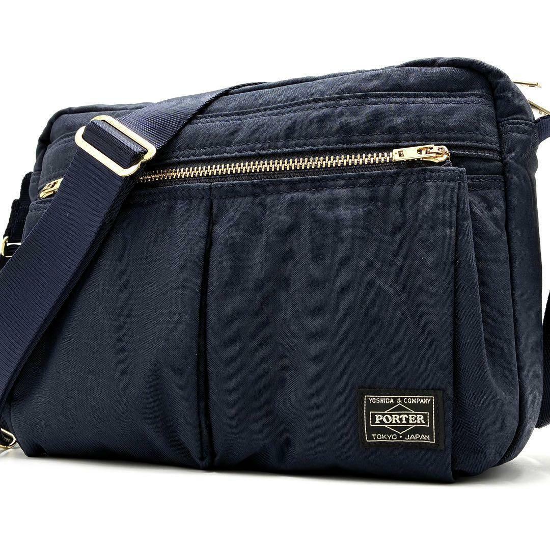 吉田カバンネイビー ショルダーバッグ PORTER - PORTER(吉田カバン) ポーター メンズ ショルダーバッグ