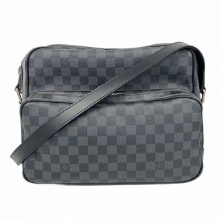 ルイヴィトン(LOUIS VUITTON)の【5gd4631-h】ルイヴィトン ショルダーバッグ ダミエ・グラフィット イオ N45252 ブラック【中古】メンズ(ショルダーバッグ)