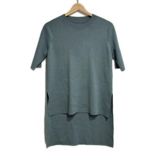 ADORE - ADORE(アドーア) 半袖セーター サイズ38 M レディース - グリーン クルーネック