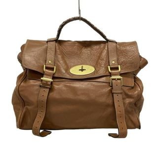 Mulberry メープル ブラウンレザーバッグ 美品 Mulberry - MULBERRY(マルベリー) ハンドバッグ オーバーサイズ