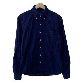 ラルフローレン(Ralph Lauren)のRalphLauren(ラルフローレン) 長袖シャツ サイズSP S メンズ - ネイビー コットン(シャツ)
