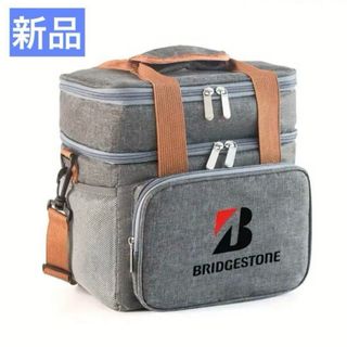 【新品】ゴルフ クーラーボックス クーラーバッグ ペットボトル6本収納可 グレー