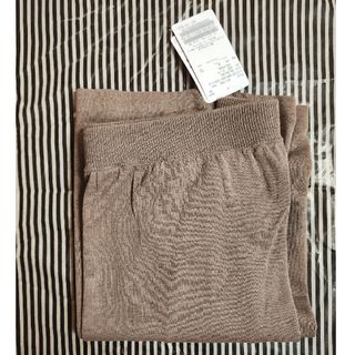 プラージュ(Plage)のsilk/linen long スカート　カーキ　38(ロングスカート)