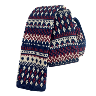 新品 メンズ オシャレ ネクタイ シンプル ネイビー(ネクタイ)