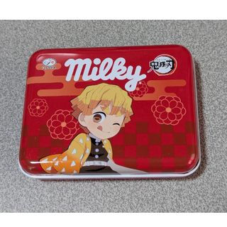 フジヤ(不二家)の鬼滅の刃 我妻善逸ミルキー缶 キーホルダー付き(キャラクターグッズ)