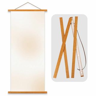 【色:チーク_サイズ:21cm、1点セット】Ywlake 手ぬぐいタペストリー棒(その他)