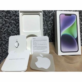 Apple iPhone 14 パープル 箱空 128GB(スマートフォン本体)