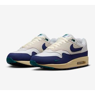 ナイキ(NIKE)のNike Air Max 1 ホワイト/ネイビー(スニーカー)