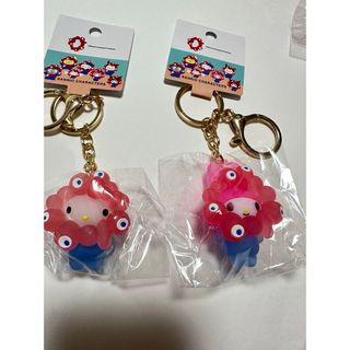 2個セット EXPO 万博サンリオミャクミャク　マイメロディ、キティキーホルダー