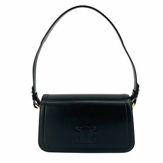 セリーヌ(CELINE)の【中古】 CELINE セリーヌ エンボス トリオンフロゴ マカダム 肩掛け ワンショルダーバッグ レディース 黒 25012179 SA(ショルダーバッグ)