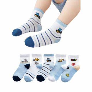 [TEABAKU] 靴下 キッズ 男の子 女の子 ベビー キッズ 伸縮性 速乾 