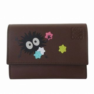 ロエベ スタジオジブリ 千と千尋の神隠し コラボ まっくろくろすけ 三つ折り財布