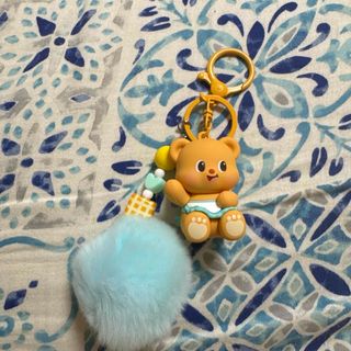 CareBears - バターベア　Butterbear キーホルダー　正規品　ストラップ フィギュア