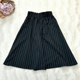 レディース【Charm チャーム】ガウチョパンツ Mサイズ ブラック(キュロット)