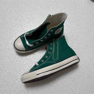 【新品未使用】コンバース キッズオールスター ジップ HI グリーン 19cm
