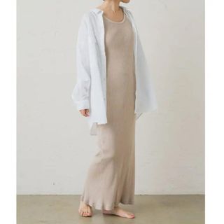 新品　earthy アメスリカップ付きキャミワンピース