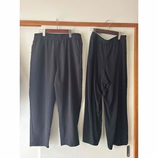 UNIQLO - ゆったり黒パンツ2本セット4L 黒 ユニクロ 定番 楽ちん XL