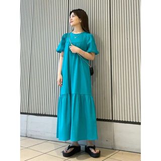 ビーミングバイビームス(B:MING by BEAMS)のB:MING by BEAMS シアサッカー ワンピース　ロングワンピ　(ロングワンピース/マキシワンピース)