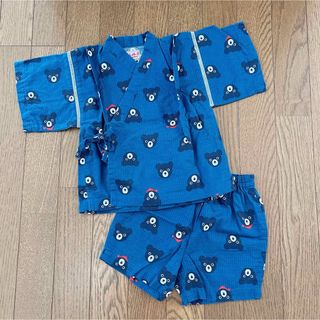 ミキハウスダブルビー❤️ 美品 90センチ くまちゃん甚平