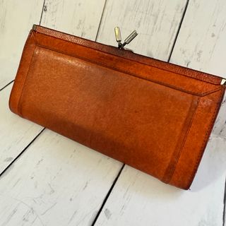 ゲンテン(genten)のgenten ゲンテン　レザー　がま口　長財布(財布)