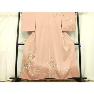 平和屋着物■訪問着　草花文　暈し染め　正絹　逸品　AAAW5122mf(着物)