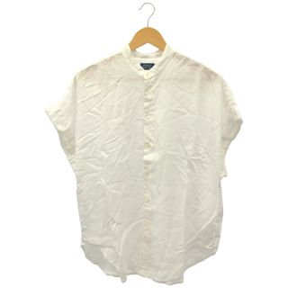 POLO RALPH LAUREN (ポロラルフローレン) リネンSSシャツ レディース ホワイト 6(シャツ/ブラウス(半袖/袖なし))
