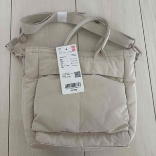 UNIQLO - 2way ユーティリティミニバッグ　ユニクロ　新品　ショルダー