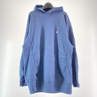 チャンピオン(Champion)の【中古】80s Champion REVERSE WEAVE パーカー 目有り トリコタグ中期 サイズXXL USA製 ネイビー チャンピオン リバースウィーブ[17][240017710421](その他)