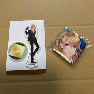 大本丸博　刀剣乱舞　小竜　ミニアクリルスタンド スクエア缶バッジ