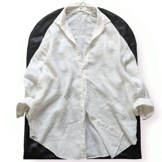 プラージュ(Plage)の【夏sale】 プラージュ リネン100％ シャツ ブラウス オーバーサイズ(シャツ/ブラウス(長袖/七分))