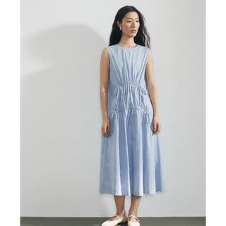 H&M - 新品　H&M ドローストリングディティールワンピース　ストライプ